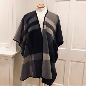 Plaid Fleece Shawl/Scarf/Cape